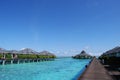 Water bungalows Royalty Free Stock Photo