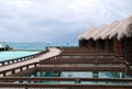 Water bungalows, Maldives