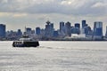 Water bus in Coal Harbour, Downtown Vancouver, British Columbia, Canada