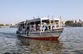 Water bus sails on the Nile river