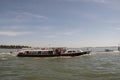 Water bus for transporting people, City of Venice