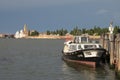 Water bus for transporting people, City of Venice