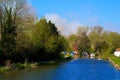 Water canal in Ash, Hampshire Royalty Free Stock Photo
