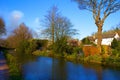 Water canal in Ash, Hampshire Royalty Free Stock Photo