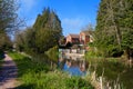 Water canal in Ash, Hampshire Royalty Free Stock Photo