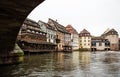 Water canal of Strasbourg, Alsace, France Royalty Free Stock Photo