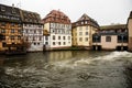 Water canal of Strasbourg, Alsace, France