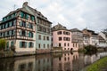Water canal of Strasbourg, Alsace, France Royalty Free Stock Photo