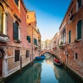 water canals, AI generated Royalty Free Stock Photo