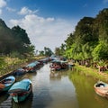 water canals, AI generated Royalty Free Stock Photo