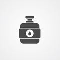 Water canteen vector icon sign symbol Royalty Free Stock Photo