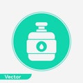 Water canteen vector icon sign symbol Royalty Free Stock Photo