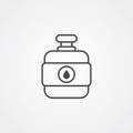 Water canteen vector icon sign symbol Royalty Free Stock Photo