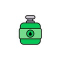 Water canteen vector icon sign symbol Royalty Free Stock Photo