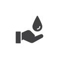 Water care vector icon