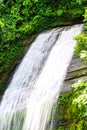 Water Cascade Falls From High Wall. Most beautiful and greatest waterfalls in Khagrachhari, Bangladesh name Richang waterfall.