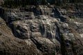 Water cascading over Cirrus Mountain Weeping Wall Banff National Park Alberta Canada Royalty Free Stock Photo