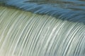 WATER CASCADING OVER WEIR Royalty Free Stock Photo