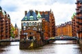 Water Castle in Hamburg`s Hafen City