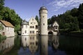 Water castle Mespelbrunn, Spessart Royalty Free Stock Photo