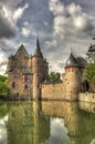 Water castle Satzvey. Mechernich, Germany. Royalty Free Stock Photo