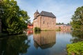 Watercastle Trips in Geilenkirchen, with a retirement home in the moated castle Royalty Free Stock Photo