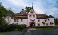 Water castle windischleuba evening medieval