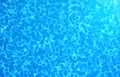 Water caustic background. Pure, clean blue water in the pool. 3D illustration