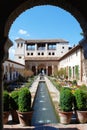 Water Channel Court, Alhambra Palace.