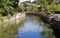 Water channel, Lijiang Old Town, China Royalty Free Stock Photo