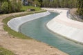 Water channel of river Isar in Germany