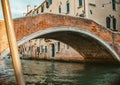 Water channel in venice, italy