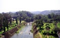 A Water Channel  View in Neyyar Dam Location in South India Royalty Free Stock Photo