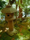 Water children sculpture in Hasedera temple Kamakura Royalty Free Stock Photo