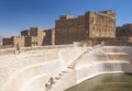 Water cistern in shibam village yemen