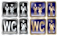 Water closet icons