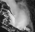 Water clouds over Victoria Falls on Zimbabwe and Zambia border. Seven Nature Wonders of the World