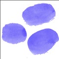Water color brush on paper Royalty Free Stock Photo