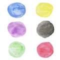 Water color circle