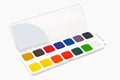 Water colour paints Royalty Free Stock Photo