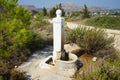 Water Column at Kolymbia Flag Hill, Rhodes, Greece