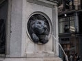 Water coming out of lion's mouth Royalty Free Stock Photo