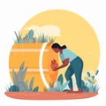 Water Conservation in Action - Image of a Person or Community Engaged in a Water Conservation Project