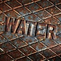 Water Cover Lid Manhole Utility Royalty Free Stock Photo