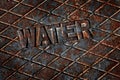 Water Cover Lid Manhole Utility Royalty Free Stock Photo