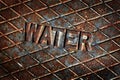 Water Cover Lid Manhole Utility Royalty Free Stock Photo