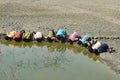 Water crisis in Sundarban-India.