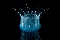 Water Crown Royalty Free Stock Photo