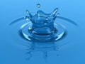 Water Crown Royalty Free Stock Photo