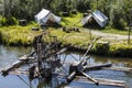 Water-current-powered fish trap Royalty Free Stock Photo